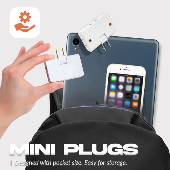 (2024Last Day Promotion - 49% off)2024-180 Degrees Rotatable Socket Converter