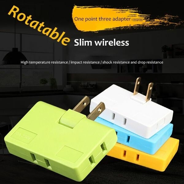 (2024Last Day Promotion - 49% off)2024-180 Degrees Rotatable Socket Converter