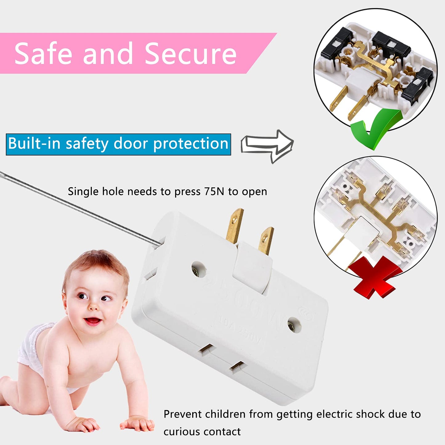 (2024Last Day Promotion - 49% off)2024-180 Degrees Rotatable Socket Converter