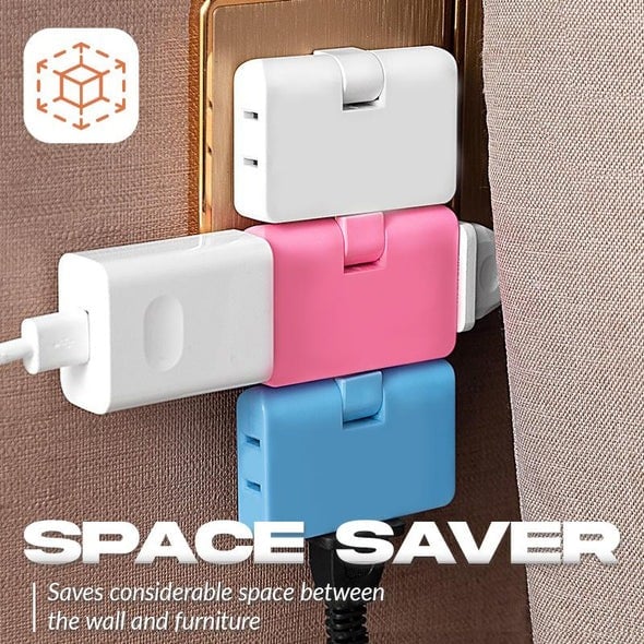 (2024Last Day Promotion - 49% off)2024-180 Degrees Rotatable Socket Converter
