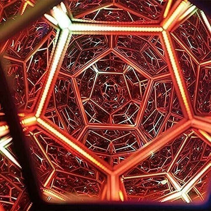 (2024 New Year Hot Sale🎁 49% Off🎁)Infinite Dodecahedron Color Art Light