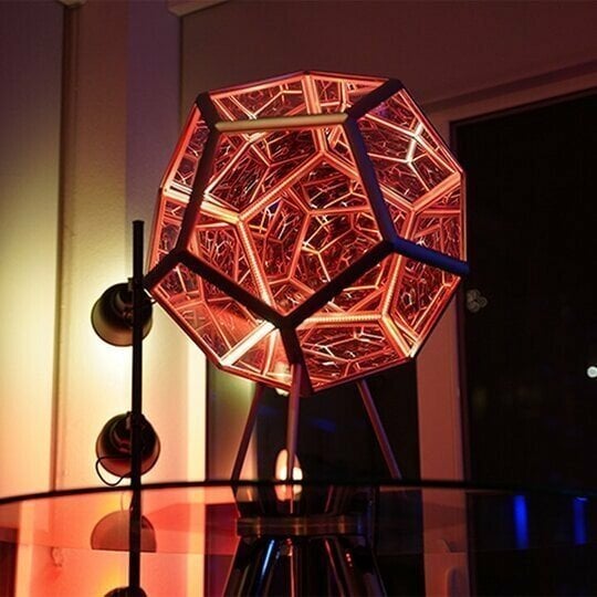 (2024 New Year Hot Sale🎁 49% Off🎁)Infinite Dodecahedron Color Art Light