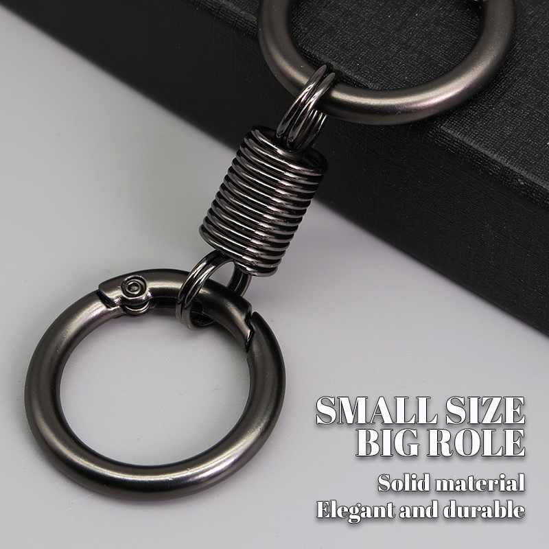 (2024Last Day Promotion  - 49% off)Nordic Retro Spring Double Ring Keychain