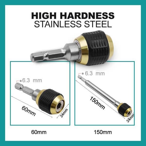 (2024 New Year Hot Sale🎁)Quick-release Hexagon Drill Bit Coupling